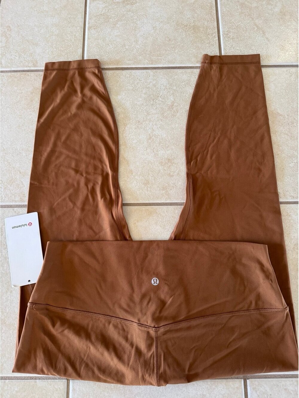 Lululemon Align High Rise 25” Copper Brown Size 16 NWT